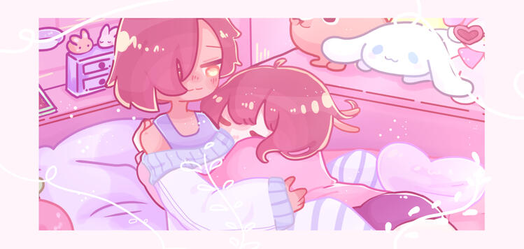 dibujinho de yo y mi nobio uwu